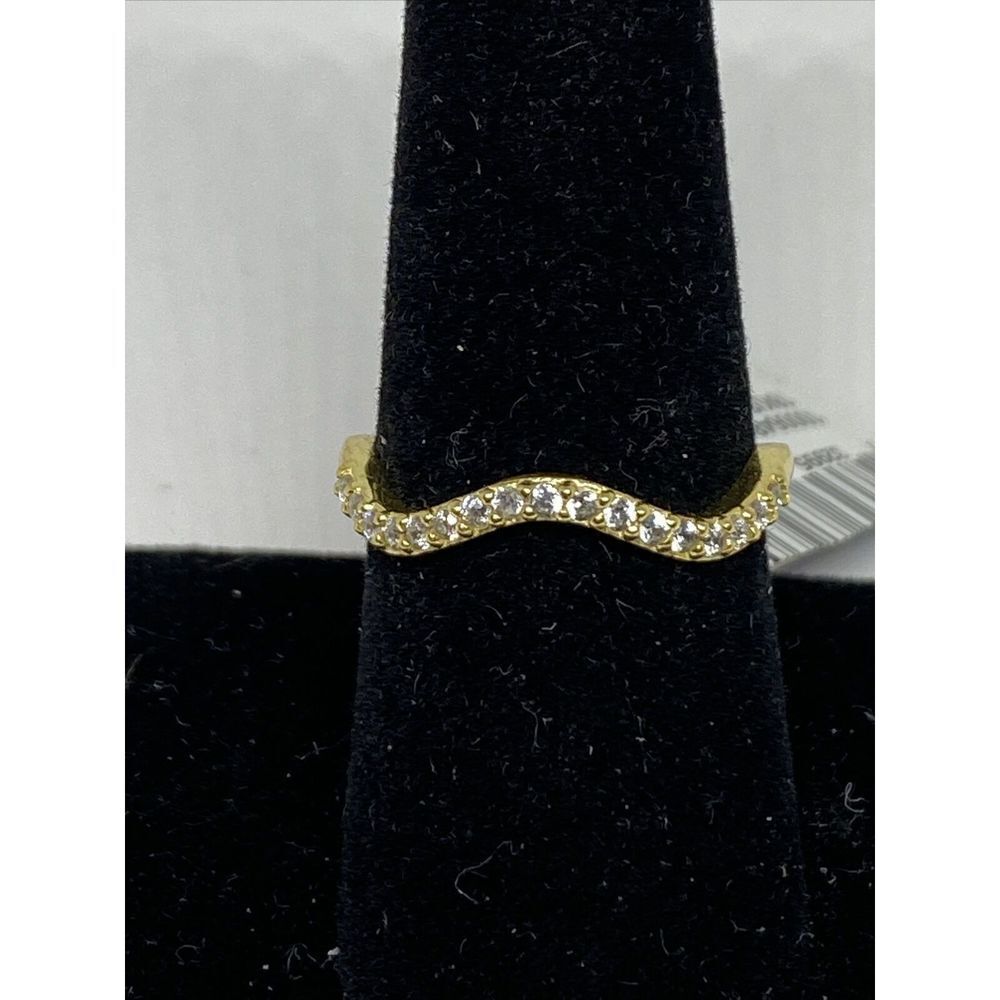Giani Bernini Cubic Zirconia Wave Band in Sterling Silver MSRP $80 CP696
